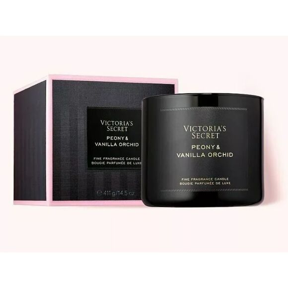 Victorias Secret Bombshell Peony & Vanilla Orchid Candle Fine Fragrance:NIB - Picture 4 of 8